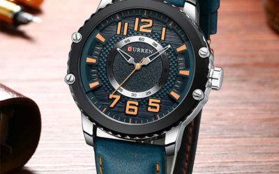 CURREN Causal Leather Watches