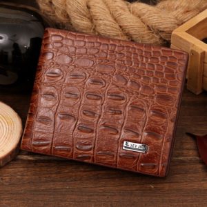 Crocodile Pattern Luxury Leather Wallet For Men